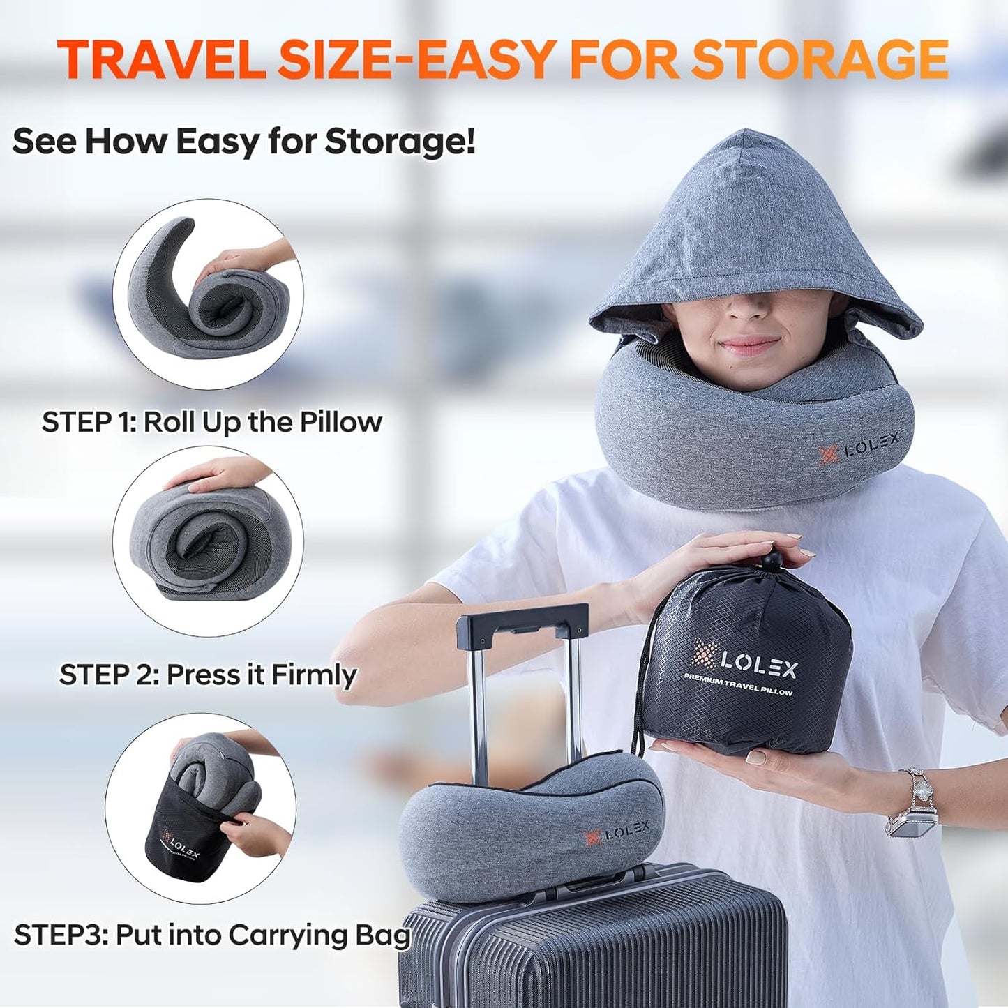 Hooded Pro Travel Pillow