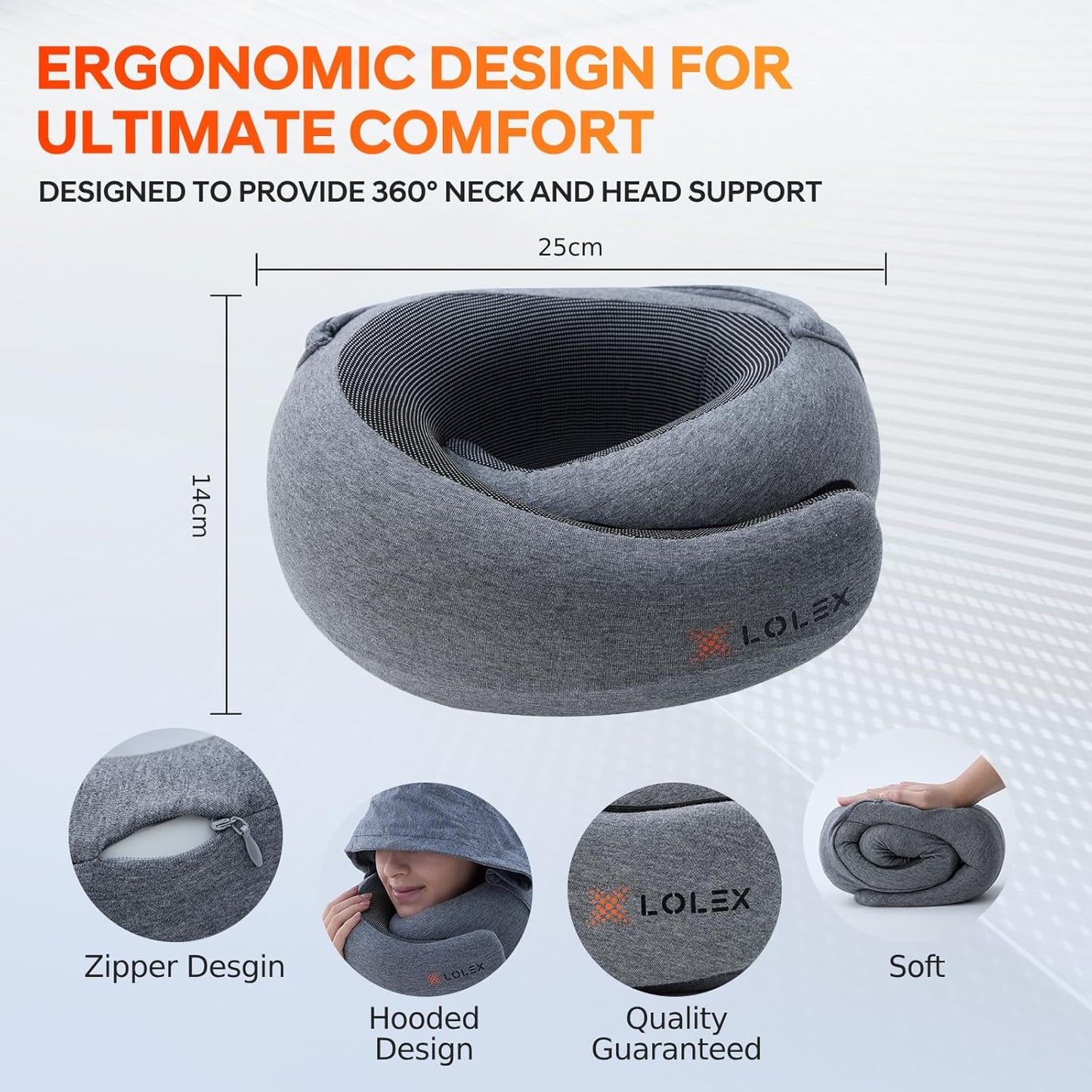 Hooded Pro Travel Pillow